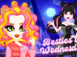 Besties on Wednesday browser game