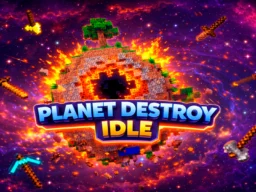 Planet Destroy Idle browser game