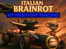 Italian Brainrot GT Highway Racing browser game