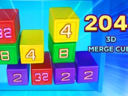 2048 3D: Merge Cubes browser game
