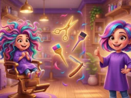 Hair Salon 3D browser game