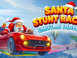 Santa Stunt Racer Christmas Delivery browser game