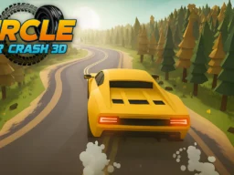 Circle Car Crash 3D browser game