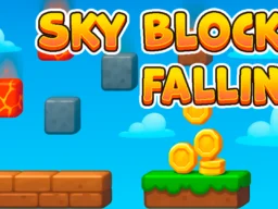 Sky Blocks Falling browser game