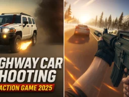 Highway Car Shooting 3D Action Game 2025 browser game