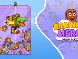 Brainrot Merge: Drop Puzzle browser game