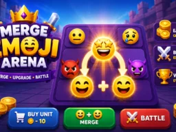 Merge Emoji Arena browser game