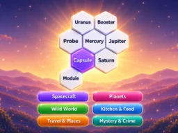 Hexa Word browser game