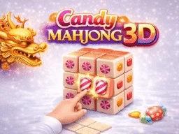 Candy Mahjong 3D browser game