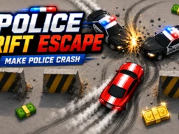 Police Drift Escape browser game