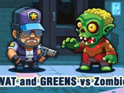 SWAT and GREENS vs Zombies browser game
