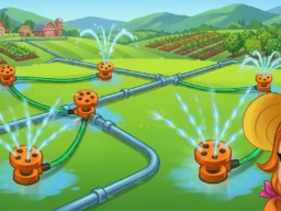 Happy Farm 1 Line Puzzle browser game