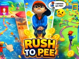 Rush Run: Need to Pee – Toilet Dash Runner Game browser game