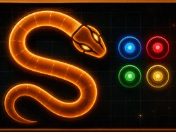 Neon Snake browser game