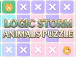 Logic Storm: Animals Puzzle browser game