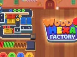 Wood Hexa Factory! browser game