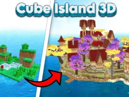 Cube Island 3D browser game