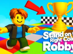 Stand on the Right Color, Robby! browser game