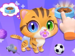 Baby Cat Daycare browser game
