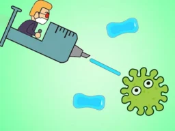 Flying Injection Virus Game browser game