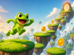 Frog Leap 3D browser game