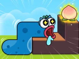 Worm Puzzle Snake Apple browser game