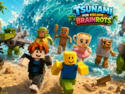 Tsunami For Escape Brainrots browser game