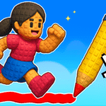Obby online with friends: Draw and Jump! browser game
