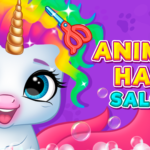 Animal Hair Salon browser game